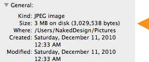 General:  Kind: JPEG image  Size: 3 MB on disk ...